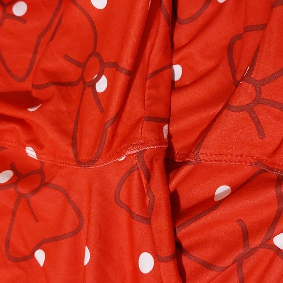 Disney parks red bow and polka-dot minnie leggings - Picture 11 of 12